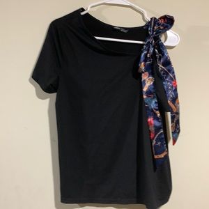 SHEIN off the shoulder black top XL